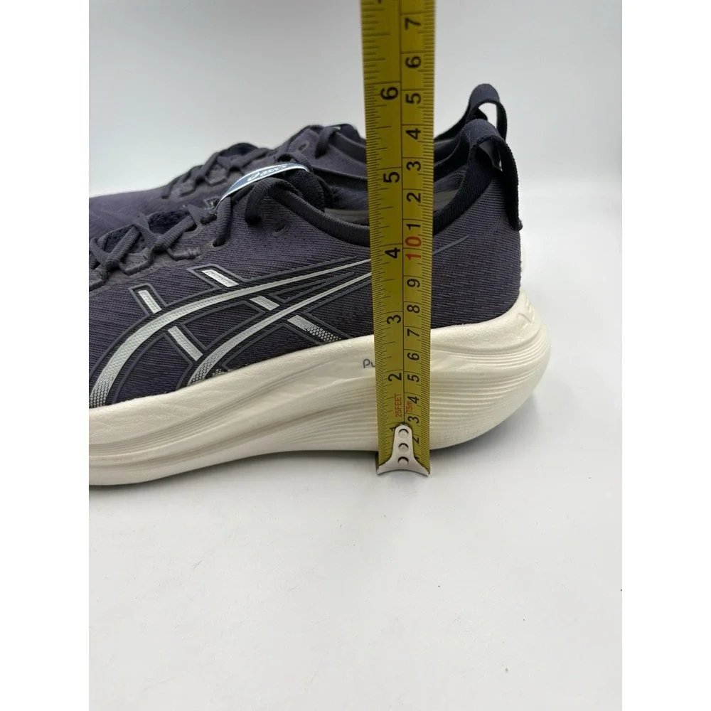 ASICS Gel-Nimbus 27 Running Shoes Navy Blue Purple Mens Sneakers PureGEL FF Blas